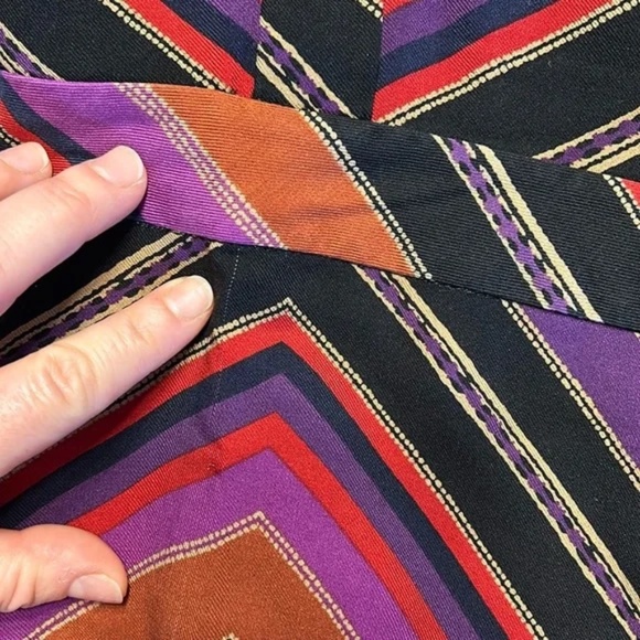 Wow! Diane Von Furstenberg ‘Chrissie’ wool & silk flare bottom retro style dress - Picture 10 of 15